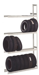 ADDER | 32 Tire Automotive Storage Shelving | 4 Shelves